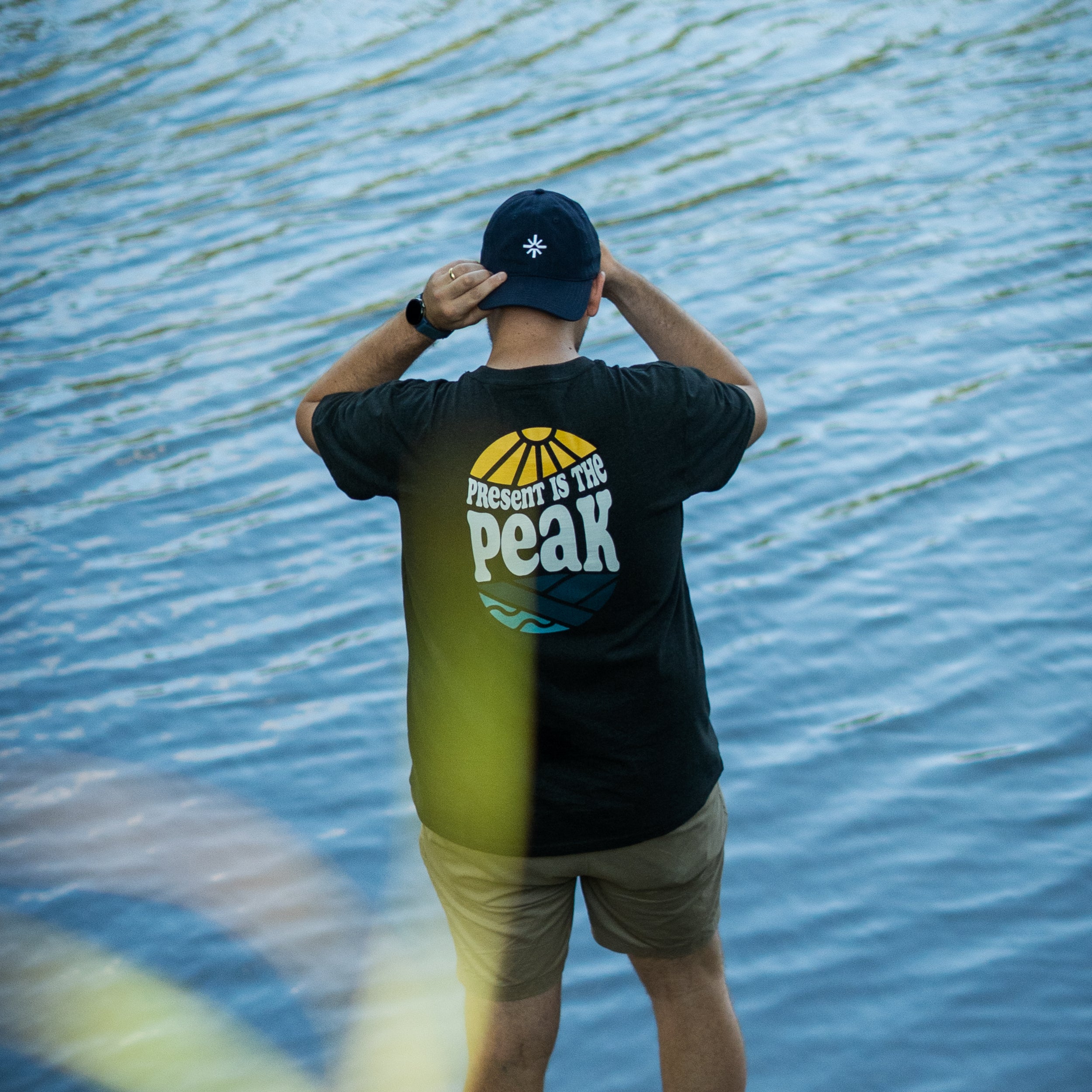 The Present is the Peak Tee | Charcoal