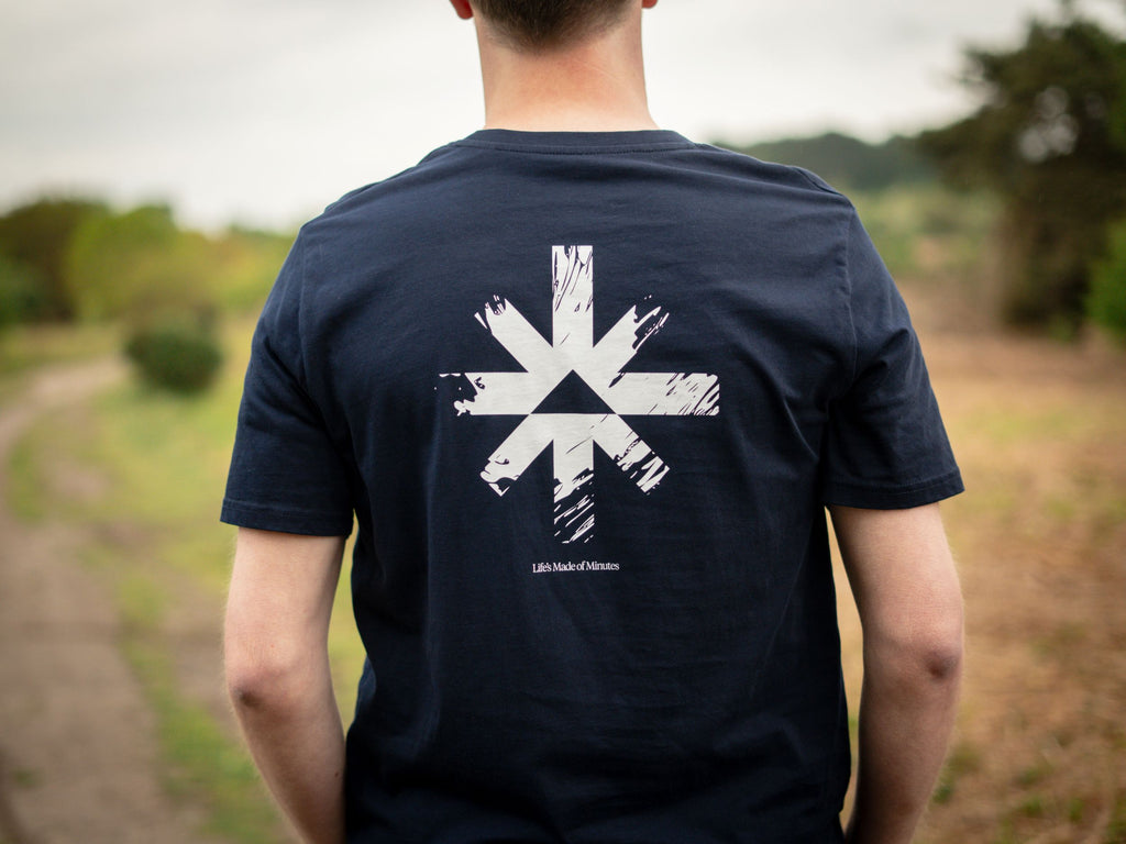The Navy Weathered Compass Tee