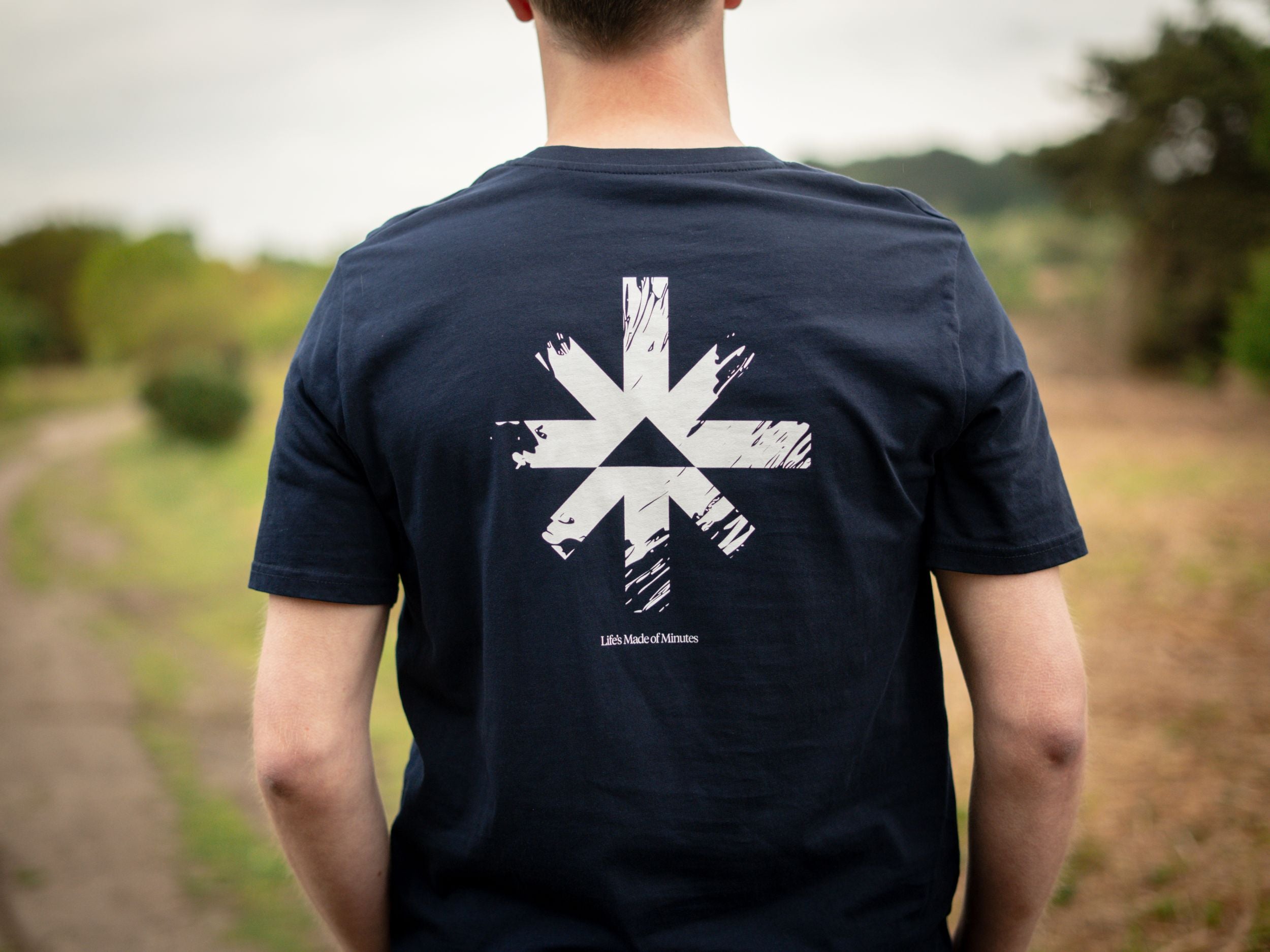 The Navy Weathered Compass Tee