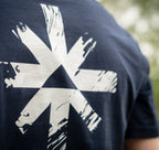 The Navy Weathered Compass Tee