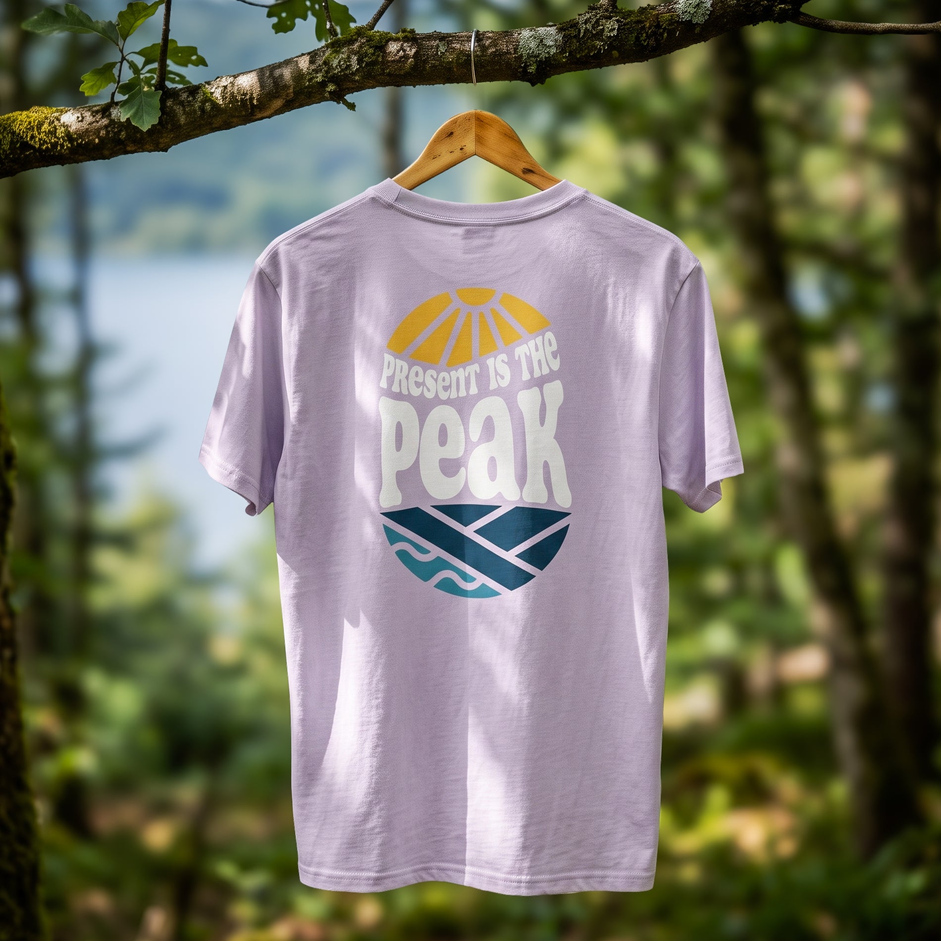 The Present is the Peak Tee | Lavender